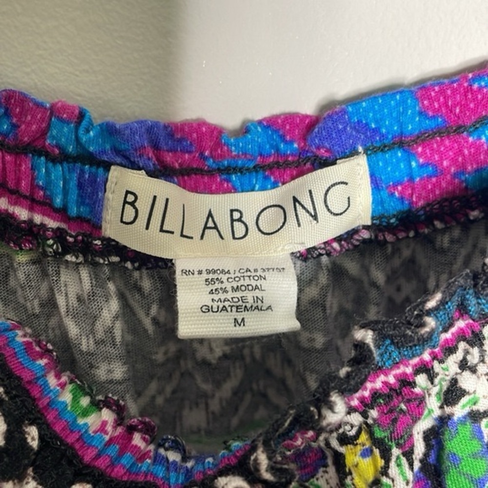 Billabong Purple and Blue Square Neck Midi Sundress - Picture 2 of 6